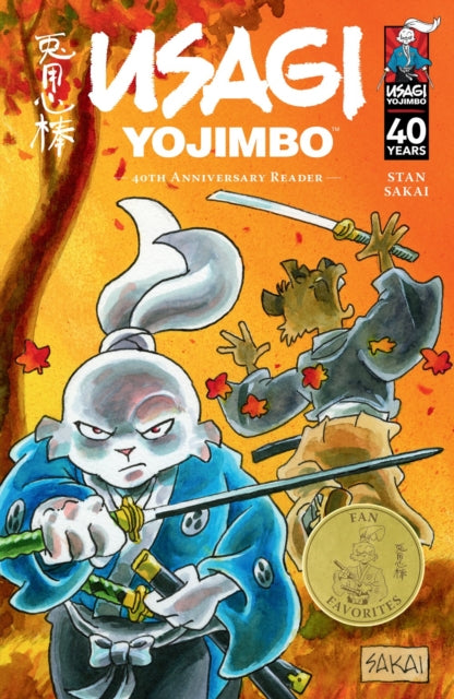Book cover of: Usagi Yojimbo: 40th Anniversary Reader. By: Stan Sakai
