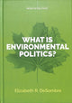 Book cover of: What is Environmental Politics?. By: Elizabeth R. DeSombre