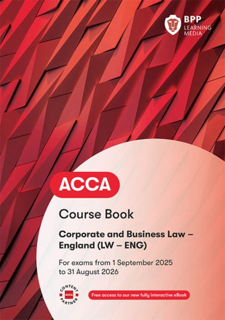 Book cover of: ACCA Corporate and Business Law (English)
