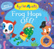 Book cover of: Frog Hops Off!. By: Lydia Monks