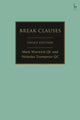 Book cover of: Break Clauses. By: Mark Warwick QC
