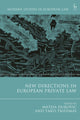 Book cover of: New Directions in European Private Law. By: Mateja Durovic
