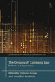 Book cover of: Origins of Company Law. By: Victoria Barnes
