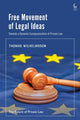 Book cover of: Free Movement of Legal Ideas. By: Thomas Wilhelmsson