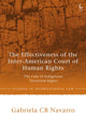 Book cover of: Effectiveness of the Inter-American Court of Human Rights. By: Gabriela Cb Navarro