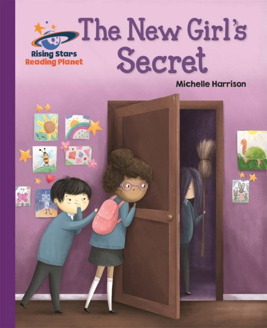 Book cover of: Reading Planet - The New Girl's Secret - Purple: Galaxy. By: Michelle Harrison