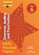 Book cover of: Achieve Grammar, Spelling and Punctuation SATs Practice Papers Year 6. By: Marie Lallaway