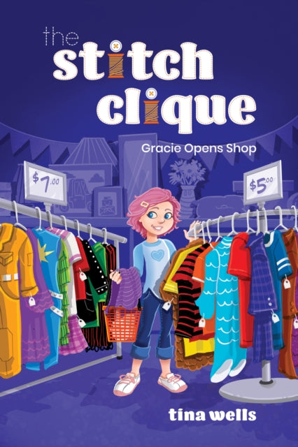Book cover of: Gracie Opens Shop. By: Tina Wells