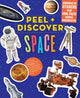 Book cover of: Peel + Discover: Space. By: Workman Publishing