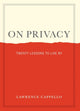 Book cover of: On Privacy. By: Lawrence Cappello