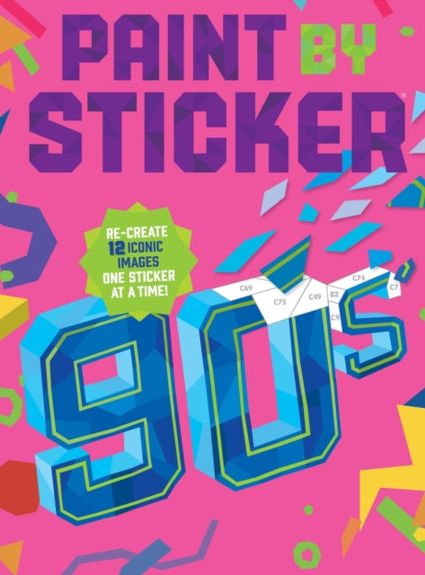 Book cover of: Paint by Sticker: 90s