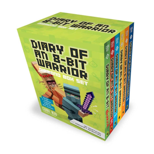 Book cover of: Diary of an 8-Bit Warrior Diamond Box Set. By: Cube Cube Kid