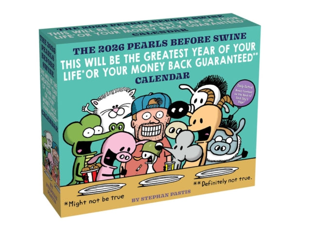 Book cover of: Pearls Before Swine 2026 Day-to-Day Calendar