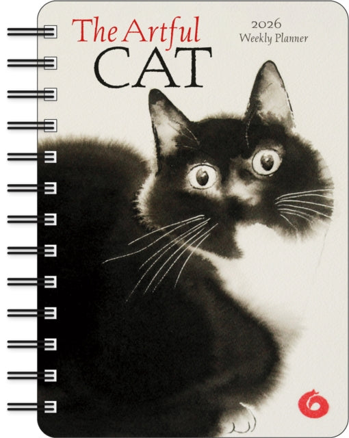 Book cover of: Artful Cat 2026 Weekly Planner Calendar