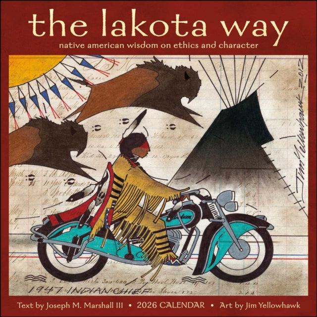 Book cover of: Lakota Way 2026 Wall Calendar