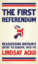 Book cover of: First Referendum. By: Lindsay Aqui