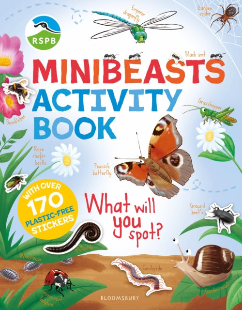 RSPB Minibeasts Activity Book 9781526671288 RSPB