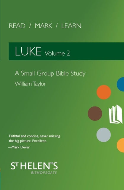 Book cover of: Read Mark Learn: Luke Vol. 2. By: William Taylor