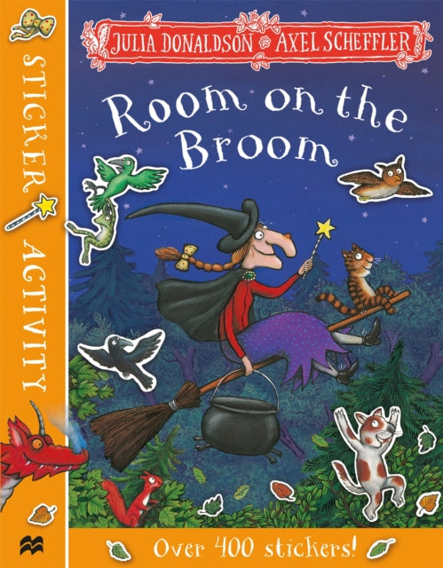 Book cover of: Room on the Broom Sticker Book. By: DONALDSON, JULIA
