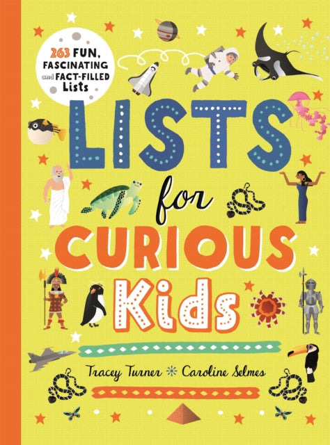 Book cover of: Lists for Curious Kids. By: Tracey Turner