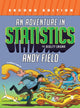 Book cover of: Adventure in Statistics. By: Andy Field