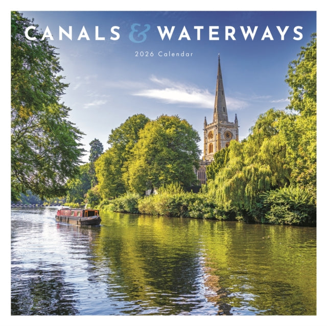 Book cover of: Canals Waterways Square Wall Calendar 20