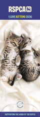 Book cover of: Rspca I Love Kittens Slim Calendar 2026