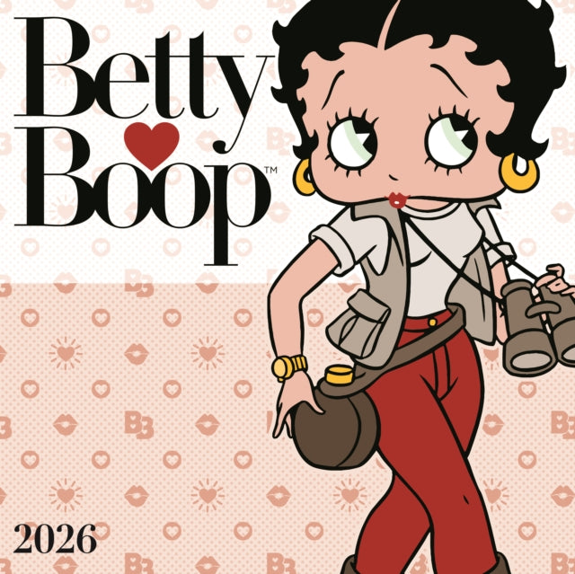 Book cover of: Betty Boop Square Wall Calendar 2026