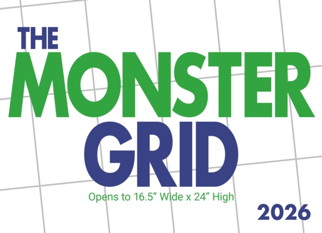 Book cover of: Monster Grid Sunday Start Wall Calendar