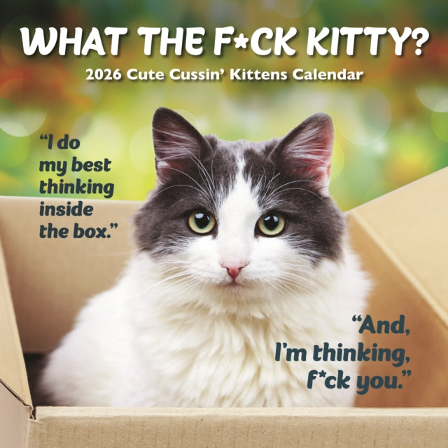 Book cover of: What The Fck Kitty Square Wall Sunday St