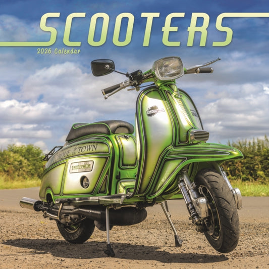Book cover of: Scooters Square Wall Calendar 2026