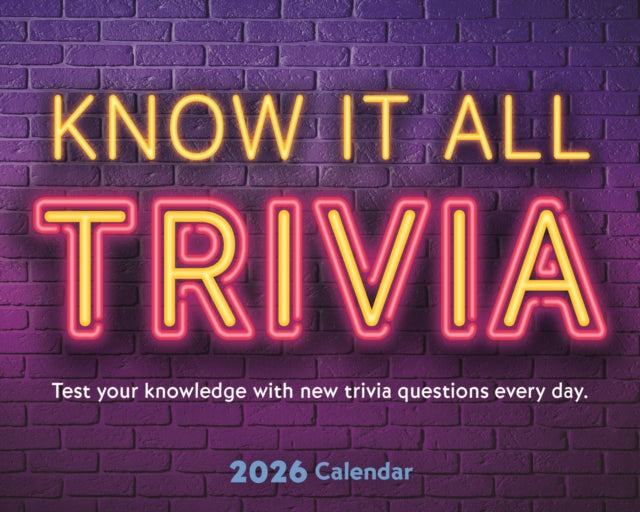 Book cover of: Knowitall Trivia Ec Box Calendar 2026