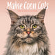 Book cover of: Maine Coon Cats Square Wall Sunday Start