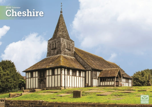 Book cover of: Cheshire A4 Calendar 2026