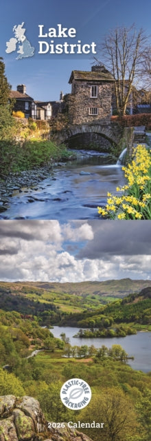 Book cover of: Lake District Slim Calendar 2026