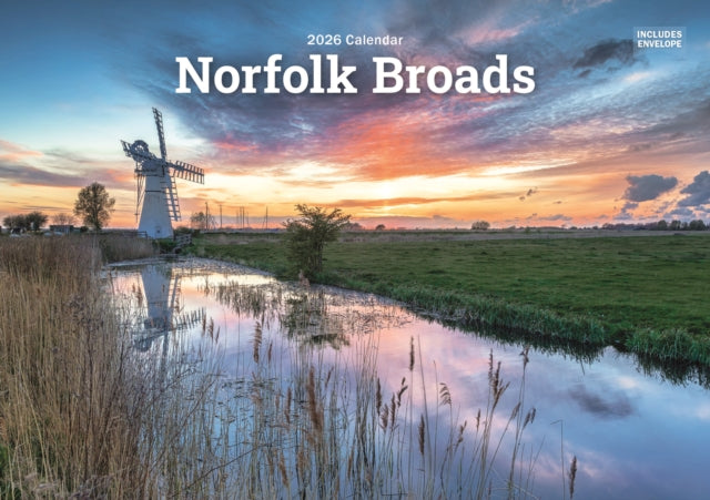 Book cover of: Norfolk Broads A5 Calendar 2026