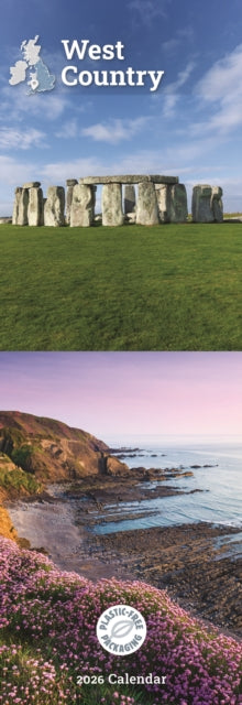 Book cover of: West Country Slim Calendar 2026