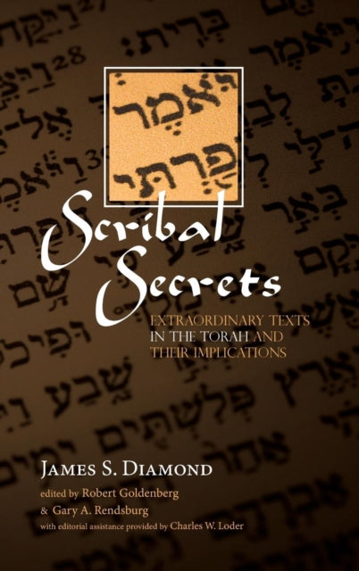 Book cover of: Scribal Secrets. By: James S. Diamond