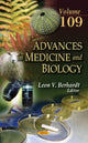 Book cover of: Advances in Medicine & Biology. By: Leon V. Berhardt