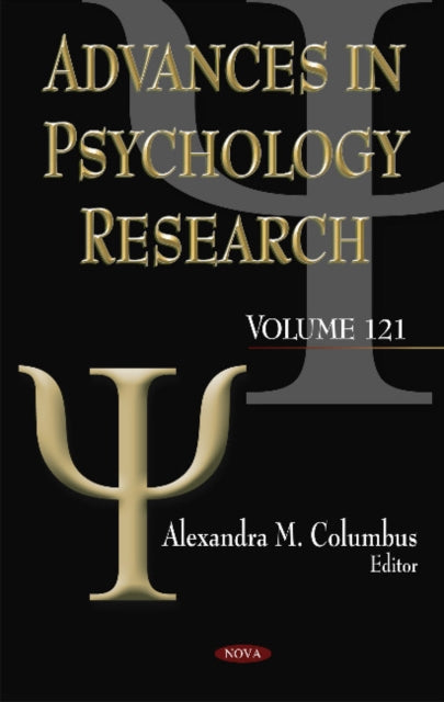 Book cover of: Advances in Psychology Research. By: Alexandra M. Columbus