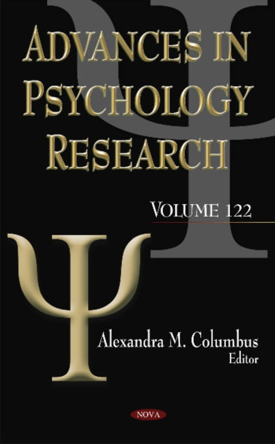 Book cover of: Advances in Psychology Research. By: Alexandra M. Columbus
