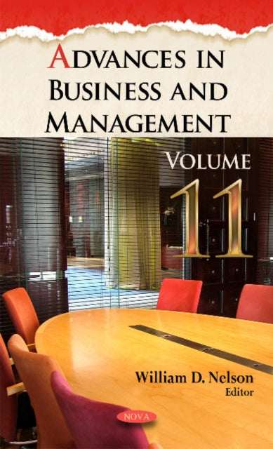 Book cover of: Advances in Business & Management. By: William D. Nelson