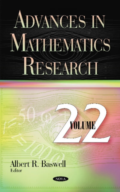 Book cover of: Advances in Mathematics Research. By: Albert R. Baswell