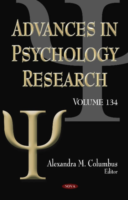 Book cover of: Advances in Psychology Research. By: Alexandra M. Columbus