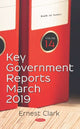 Book cover of: Key Government Reports -- Volume 14. By: Ernest Clark