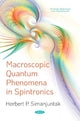 Book cover of: Macroscopic Quantum Phenomena in Spintronics. By: Herbert P. Simanjuntak