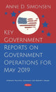 Book cover of: Key Government Reports on Government Operations for May 2019. By: Anne D. Simonsen