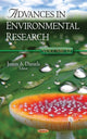 Book cover of: Advances in Environmental Research. Volume 72. By: Justin A. Daniels