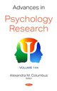 Book cover of: Advances in Psychology Research. By: Alexandra M. Columbus