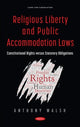 Book cover of: Religious Liberty and Public Accommodation Laws. By: Anthony Walsh